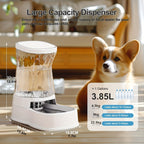 GARDNER PET Schwerkraft-Wasserspender 3,85L – Edelstahl für Katzen & Hunde