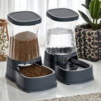 GARDNER PET 2-in-1 Futter- & Wasserspender 3,85L – Edelstahlnäpfe für Hunde