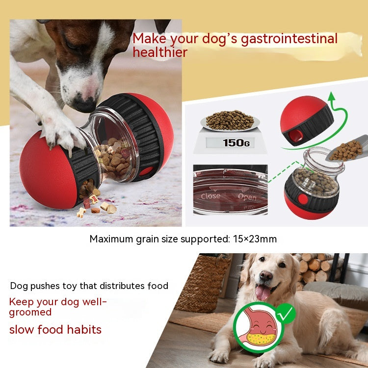 Interaktiver Futterball für Hunde – Intelligenzspielzeug mit Slow-Feeder-Funktion