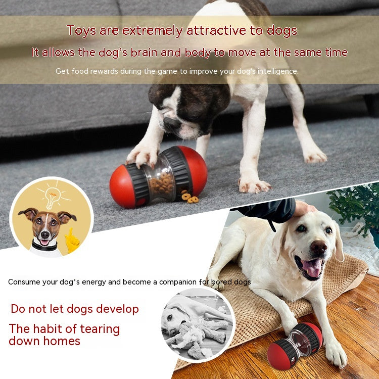 Interaktiver Futterball für Hunde – Intelligenzspielzeug mit Slow-Feeder-Funktion