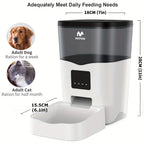 IMIPAW WiFi-Futterautomat 3L – Automatische Fütterung per App für Hunde & Katzen