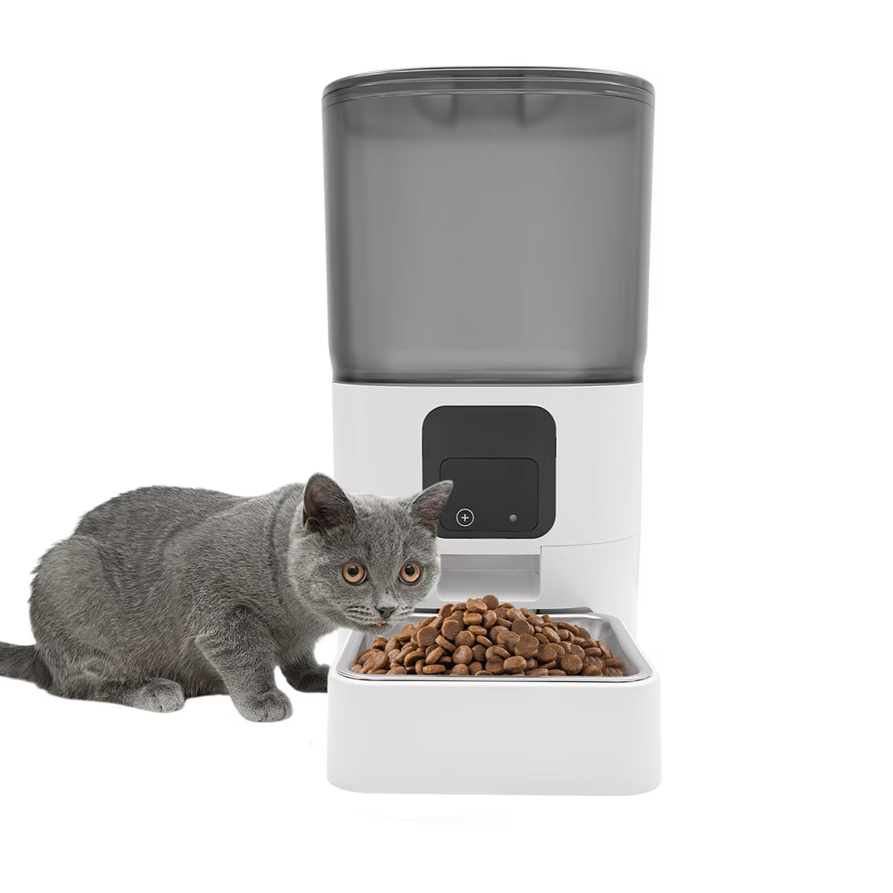 Automatischer Futterspender 5,45L für Hunde, Katzen & Kaninchen – 10 Mahlzeiten täglich