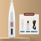 Wasserdichter Hunde-Pfotenrasierer mit LED-Licht und breiter Klinge für einfaches Grooming.