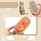 3-in-1 Dampfbürste für Hunde & Katzen – Bürsten, Massieren & Dampfpflege in einem