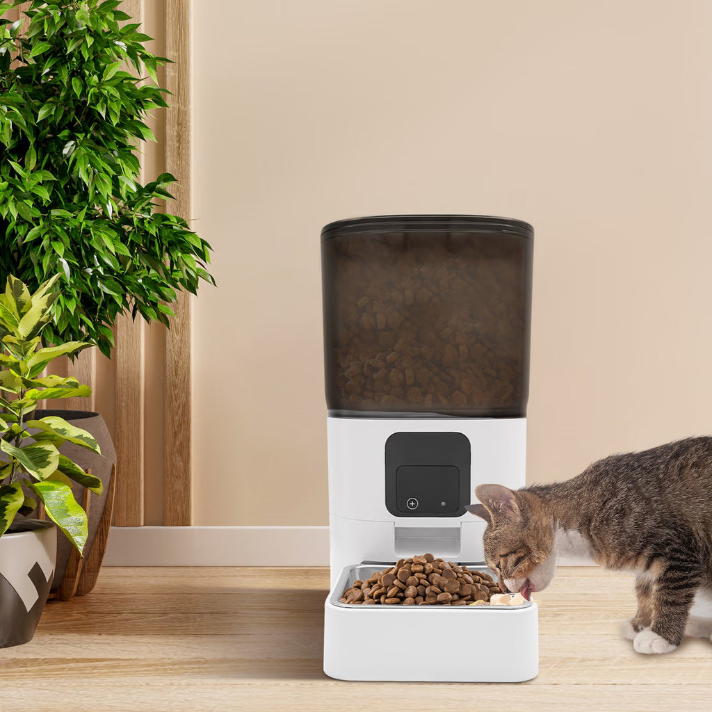 Automatischer Futterspender 5,45L für Hunde, Katzen & Kaninchen – 10 Mahlzeiten täglich