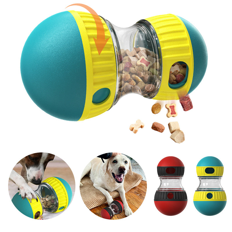 Interaktiver Futterball für Hunde – Intelligenzspielzeug mit Slow-Feeder-Funktion