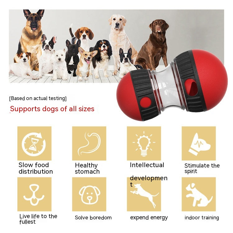 Interaktiver Futterball für Hunde – Intelligenzspielzeug mit Slow-Feeder-Funktion