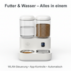 DUOKA Smart Futter- und Trinkwasser-Automat für Katzen mit App-Steuerung